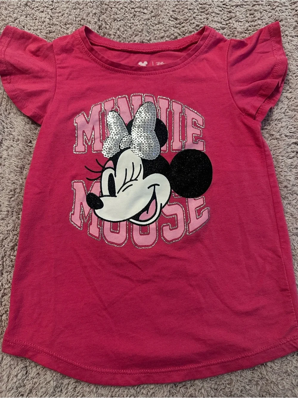 🎀 Disney Minnie Mouse 18M Shirt Bundle 💕 Pink & White ✨ Jumping Beans